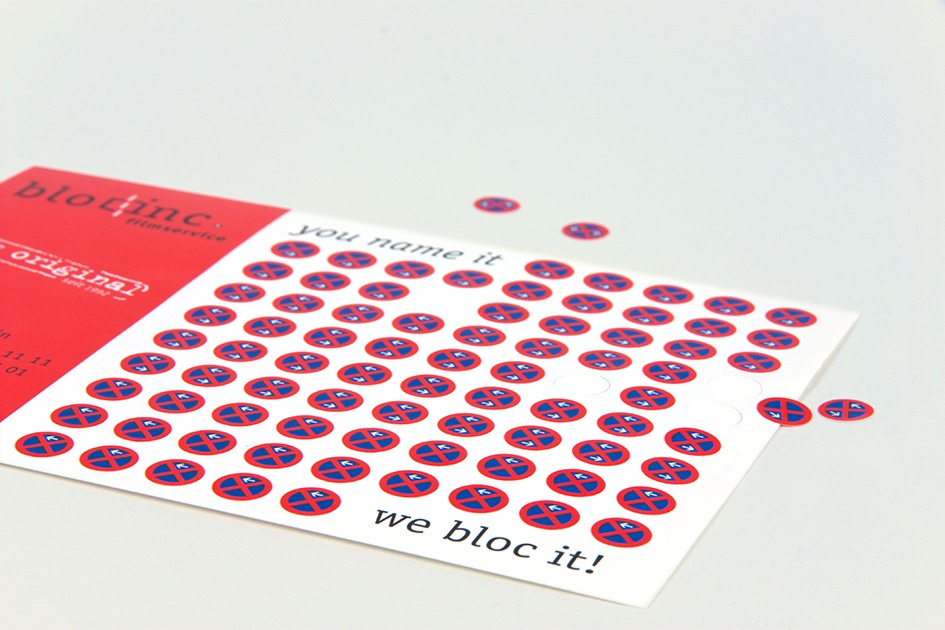 Postkarte mit Aufklebern - Typoly