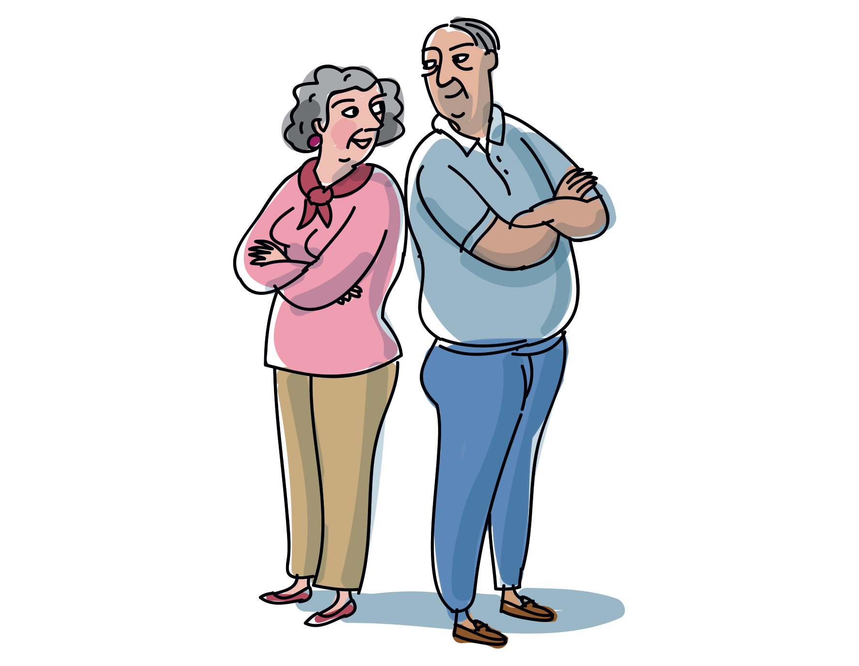 illustration-diabetiker-typ2-copyright-typoly Paar »Typ 2«