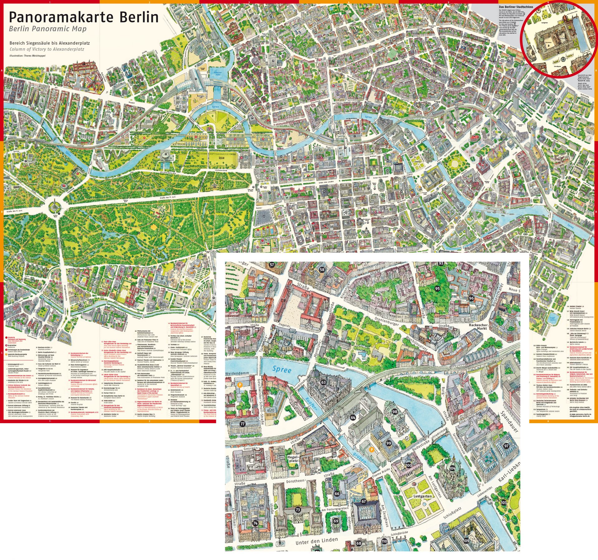 Panorama Berlin Thematische Stadtplane Typoly