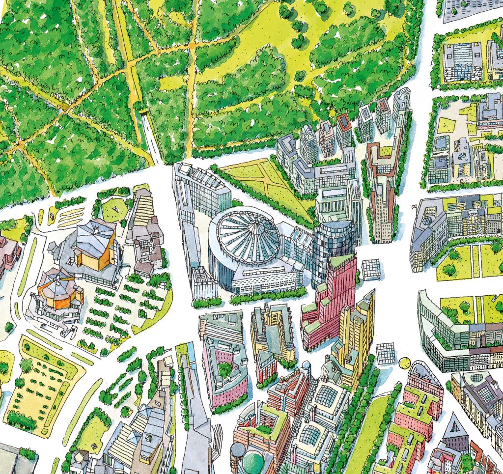Pläne - Panorama Berlin - thematische Stadtpläne