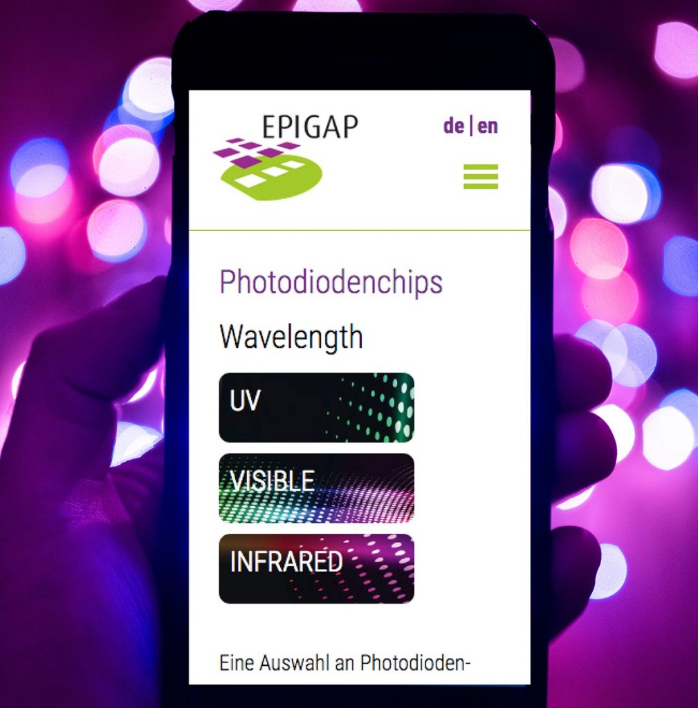 Webseiten - EPIGAP Optronic