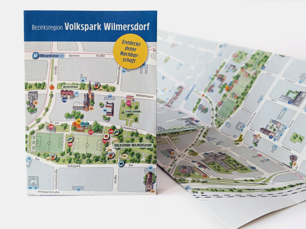Illustrierter Stadtplan Wilmersdorf