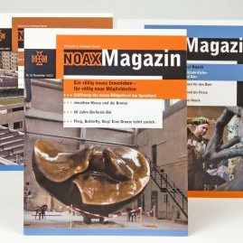 Editorial Design - NOAX - Imagemagazin der Bildgießerei Noack